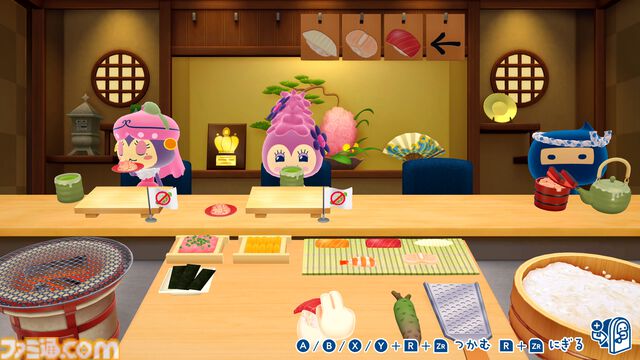 『たまごっちのプチプチおみせっち おまちど～さま！』おすしを握って、手裏剣を投げて。体験会でいち早くSwitch 2 のマウス操作に触れてみた！