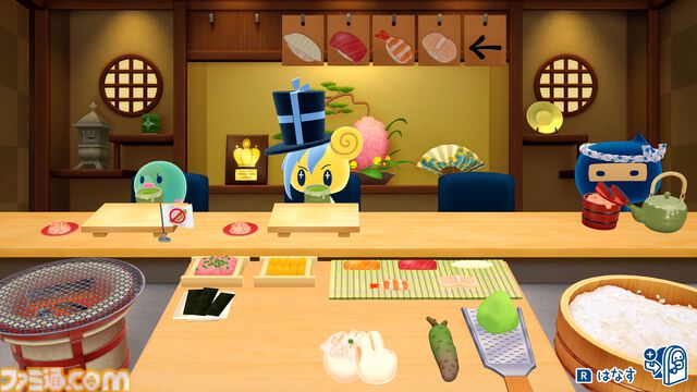 『たまごっちのプチプチおみせっち おまちど～さま！』おすしを握って、手裏剣を投げて。体験会でいち早くSwitch 2 のマウス操作に触れてみた！