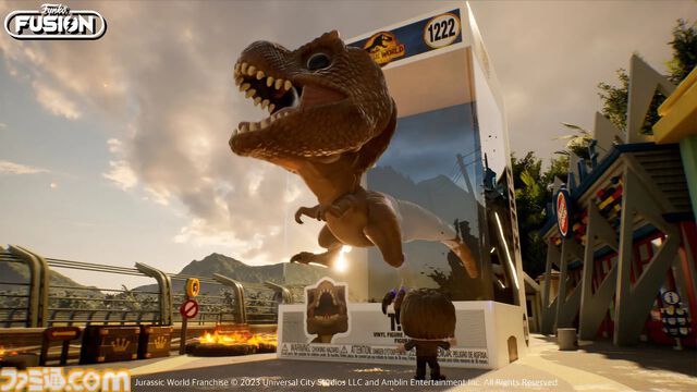 『ジュラシック・ワールド』『バック・トゥ・ザ・フューチャー』『ジョーズ』などのキャラが2頭身ボディで世界中を大冒険。アクションゲーム『Funko Fusion』が9月13日に発売