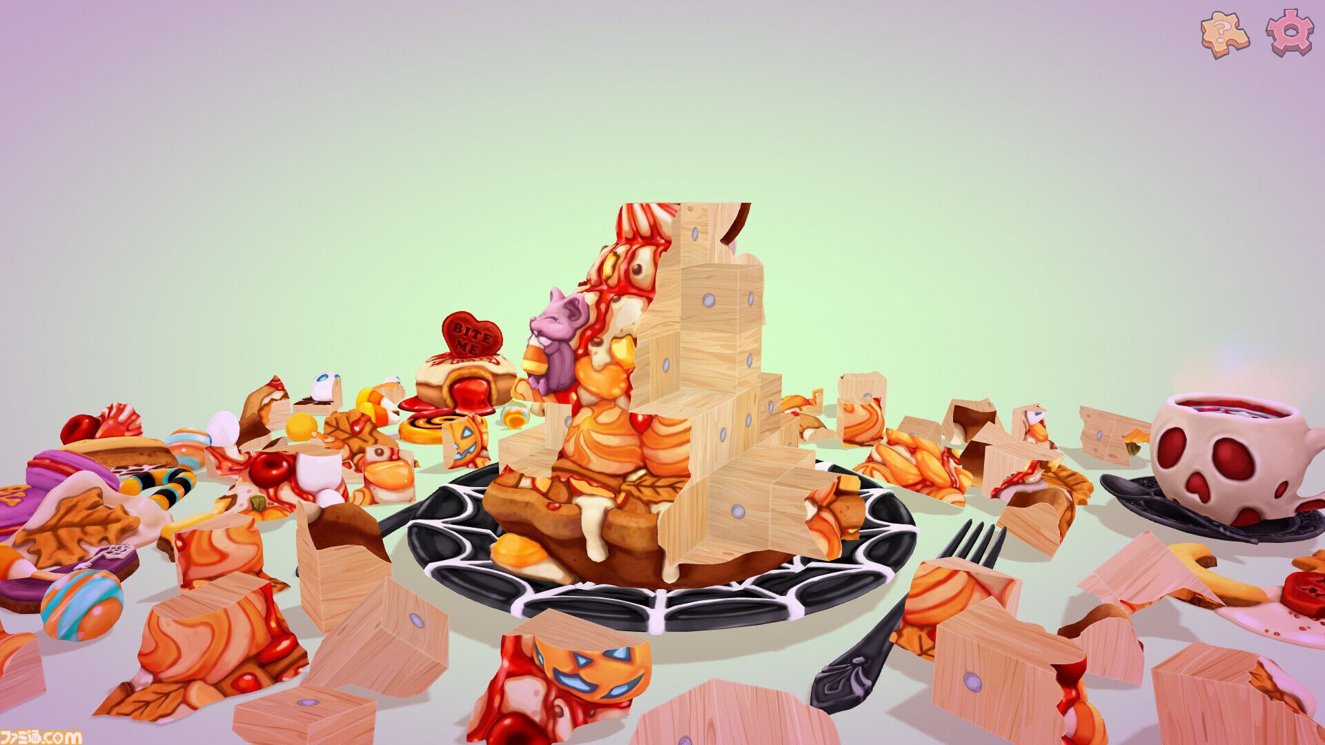 『UMAMI』食べ物テーマの癒し系3Dパズル、Steamにてデモ版配信スタート。癒やしに満ちたデザインの中、ハンバーガーやパンケーキなど美味しそうな料理＆スイーツを完成させよう