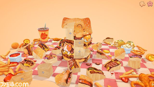 『UMAMI』食べ物テーマの癒し系3Dパズル、Steamにてデモ版配信スタート。癒やしに満ちたデザインの中、ハンバーガーやパンケーキなど美味しそうな料理＆スイーツを完成させよう