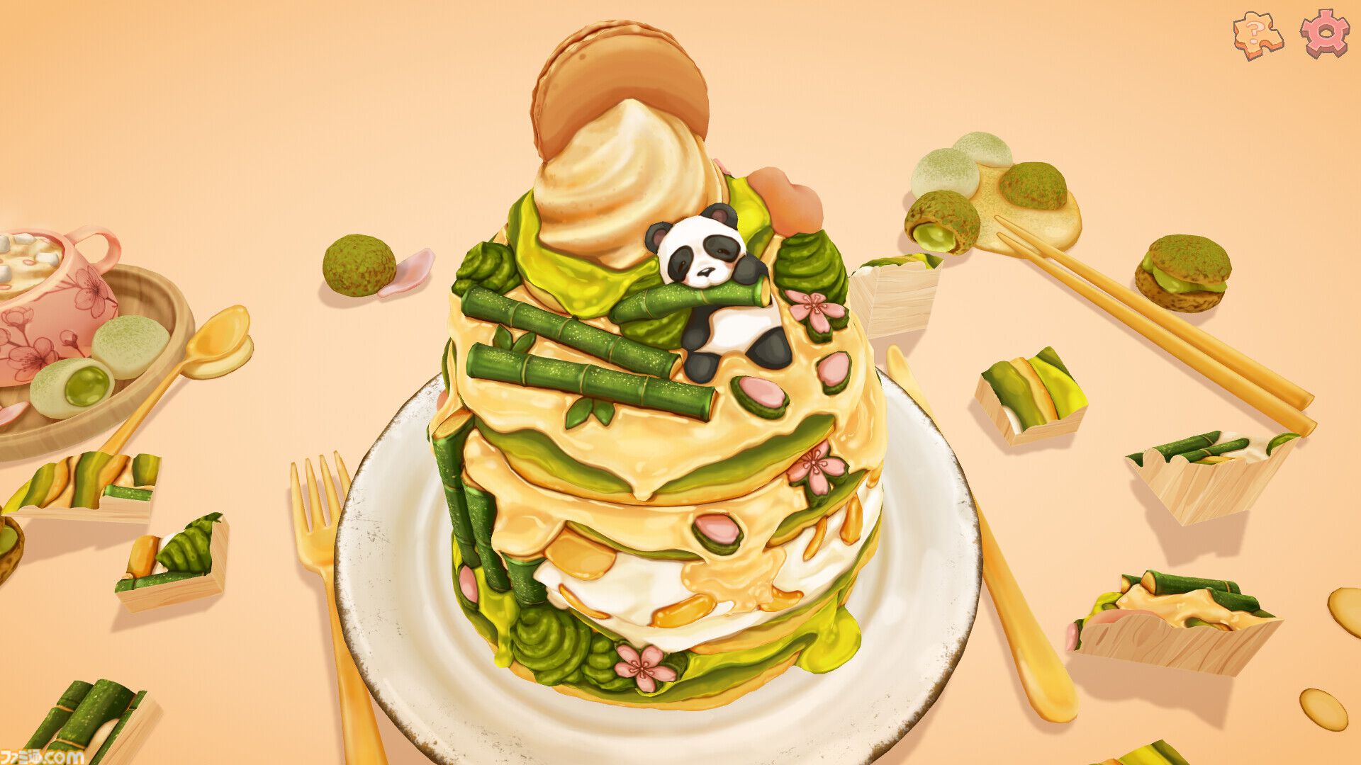 『UMAMI』食べ物テーマの癒し系3Dパズル、Steamにてデモ版配信スタート。癒やしに満ちたデザインの中、ハンバーガーやパンケーキなど美味しそうな料理＆スイーツを完成させよう