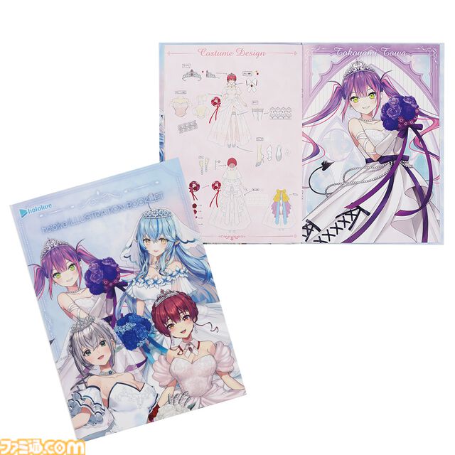 【ホロライブ】新作一番くじが本日（6/28）発売。ウエディングドレスを身に纏う白銀ノエル、宝鐘マリン、常闇トワ、雪花ラミィの美しいイラストグッズが多数登場