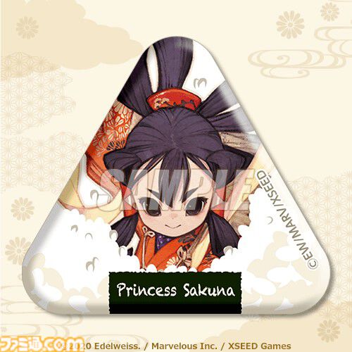 『天穂のサクナヒメ』オンラインくじが5月21日に発売。掛け軸タペストリーやおにぎり型缶バッジなど、和を基調とした商品を展開。サクナヒメのさまざまな表情にも注目