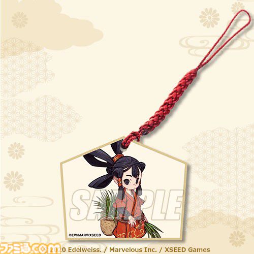 『天穂のサクナヒメ』オンラインくじが5月21日に発売。掛け軸タペストリーやおにぎり型缶バッジなど、和を基調とした商品を展開。サクナヒメのさまざまな表情にも注目