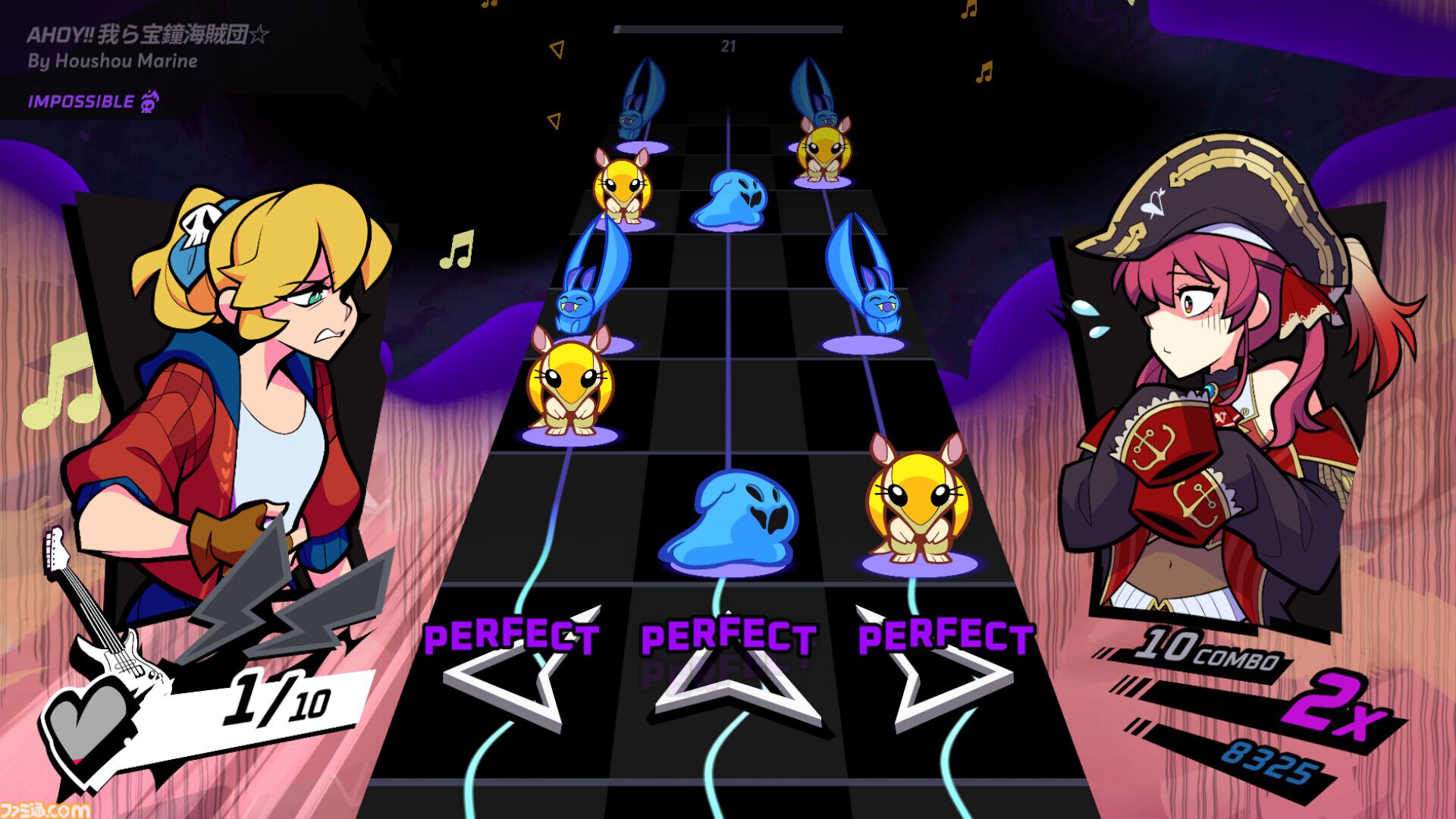 『リフト・オブ・ネクロダンサー』ホロライブ楽曲が登場。星街すいせい『ビビデバ』や宝鐘マリン『Ahoy!! 我ら宝鐘海賊団☆』など計5曲