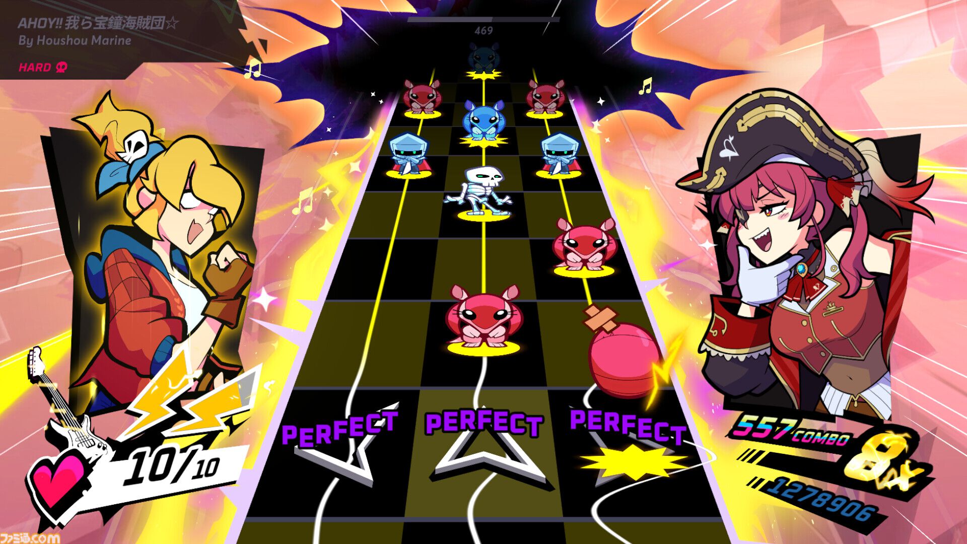『リフト・オブ・ネクロダンサー』ホロライブ楽曲が登場。星街すいせい『ビビデバ』や宝鐘マリン『Ahoy!! 我ら宝鐘海賊団☆』など計5曲