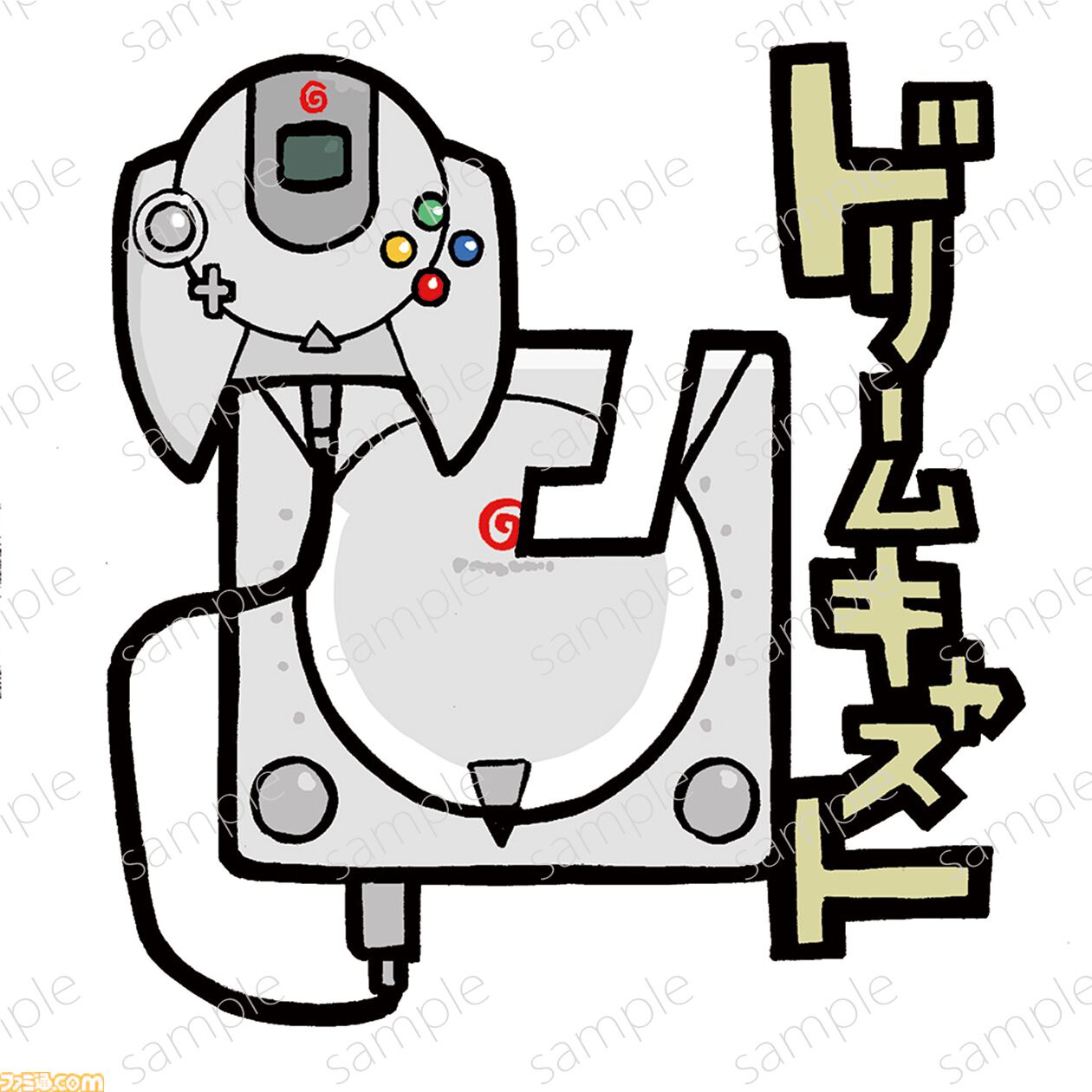 『ゲームセンターCX』有野課長や『バーチャファイター』、SEGAハードがステッカーになって8月1日に発売。『モヤモヤさまぁ〜ず2』でお馴染み花小金井正幸の描き下ろしイラストを使用