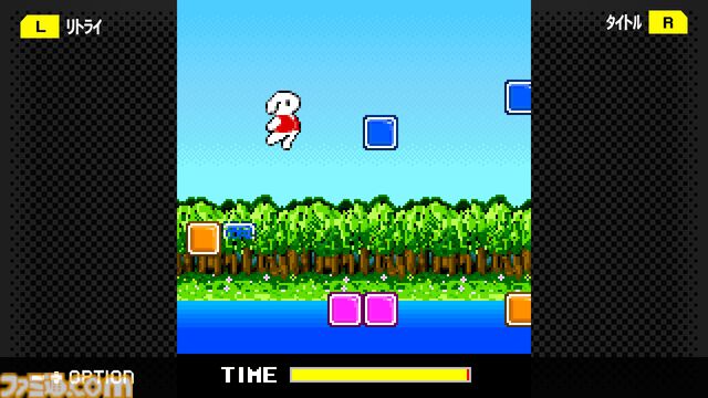 『ぴょんぴょんアスレチック』鬼畜難度のシンプルアクションゲーがSwitchで復刻。7月3日より配信開始。ジャンプと移動だけを駆使してギミック満載のステージを突破せよ