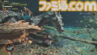 『モンハンワイルズ』無料タイトルアップデート第2弾で海竜ラギアクルスと千刃竜セルレギオスに挑む！　水中戦では回避で凌いでしがみつき、ナイフや武器攻撃を当てていけるかがカギ