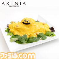 『ドラクエ』食べるコマンドを選びたくなる“はぐレモンのオムライス”などの新メニューが“純喫茶スライム”に追加。喫茶グラスやコースターなども登場