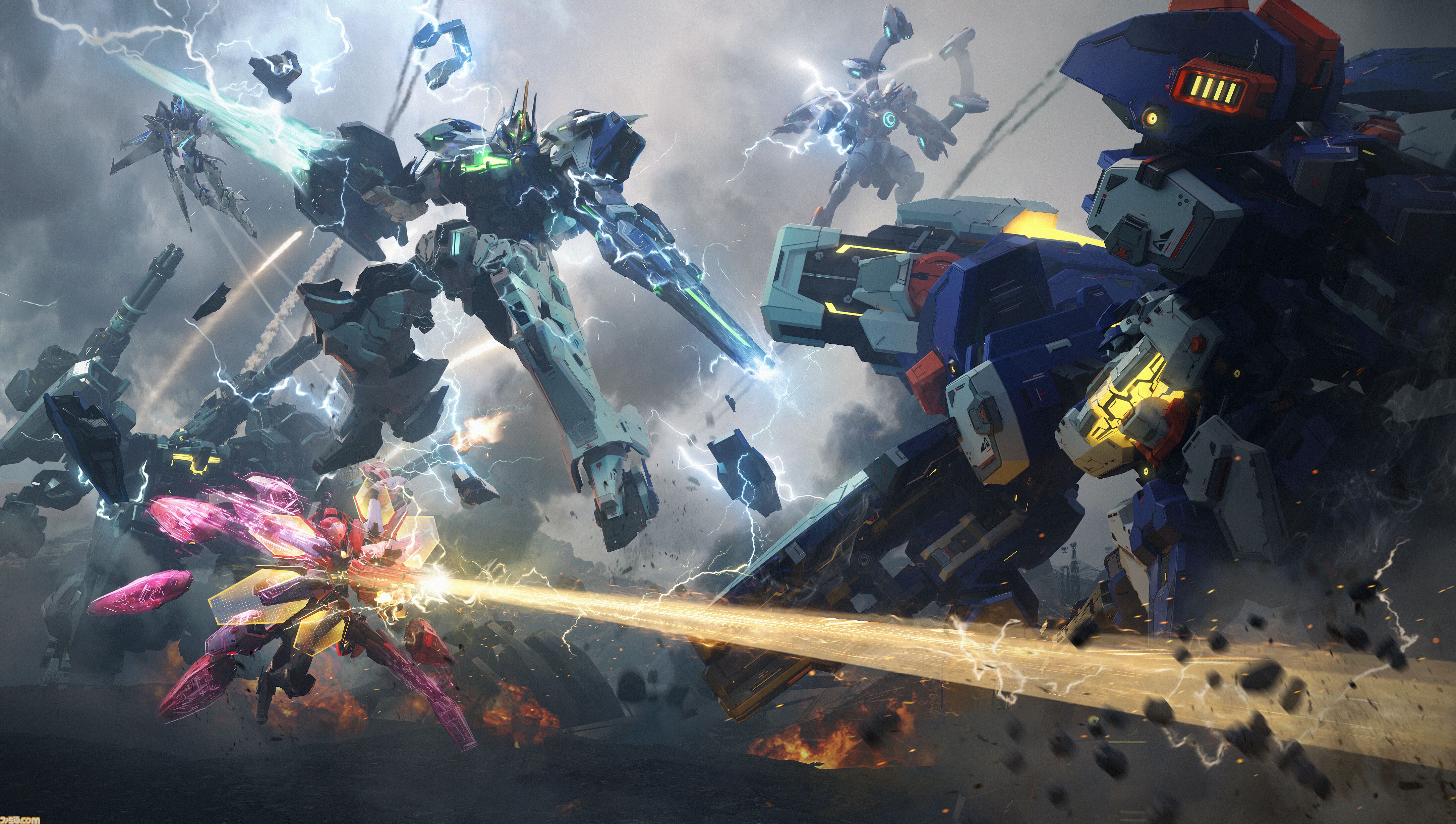 『メカブレイク』本日（7/2）サービス開始。空中戦と地上戦がシームレスに融合したメカ対戦アクション。個性豊かな15機から愛機を見つけ出せ