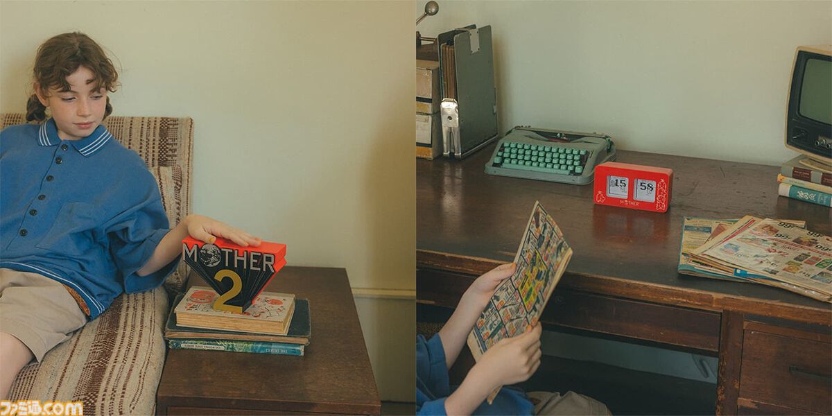 MOTHER2』どせいさんのパタパタ時計が登場。ビッグなタイトルロゴ