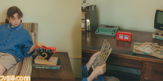 『MOTHER2』どせいさんのパタパタ時計が登場。ビッグなタイトルロゴフィギュアとともに7月17日よりオンライン先行販売が開始