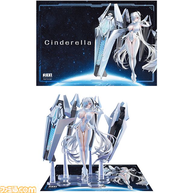 『NIKKE』シンデレラの1/7スケールフィギュアが2026年8月に発売。儚げな表情と美しい立ち姿、大胆な衣装、専用武器を再現。エビテン限定特典はディスプレイクロス