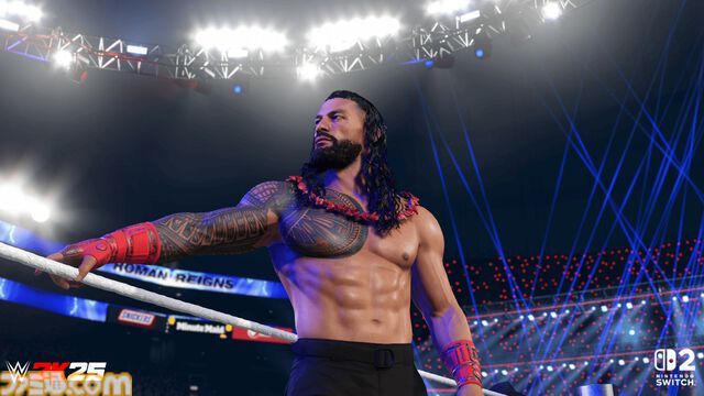 『WWE 2K25』英語版がSwitch 2で7月23日に発売。初導入された男女混合マッチなどの試合形式や全てのゲームモードが外出先でもプレイ可能