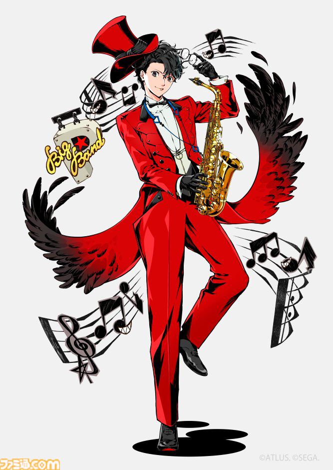 ペルソナ5』怪盗団メンバーの奏者イラストが公開中。竜司のドラマー姿