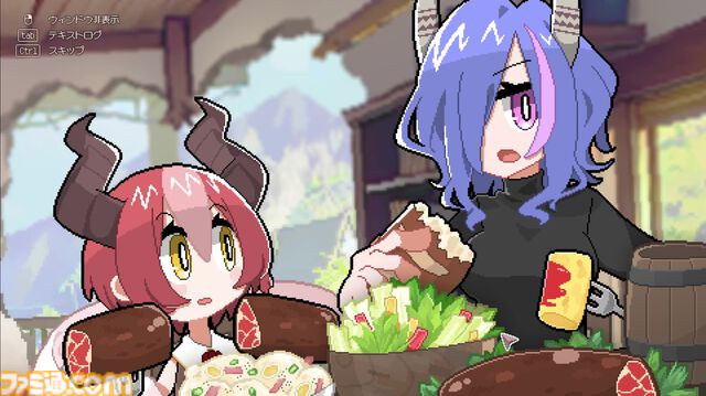 『DRAPLINE』なんでも食べちゃうドラゴン娘を育成するローグライト、早期アクセス直後に“非常に好評”を獲得【ご飯も、敵の死体も、村人も……】