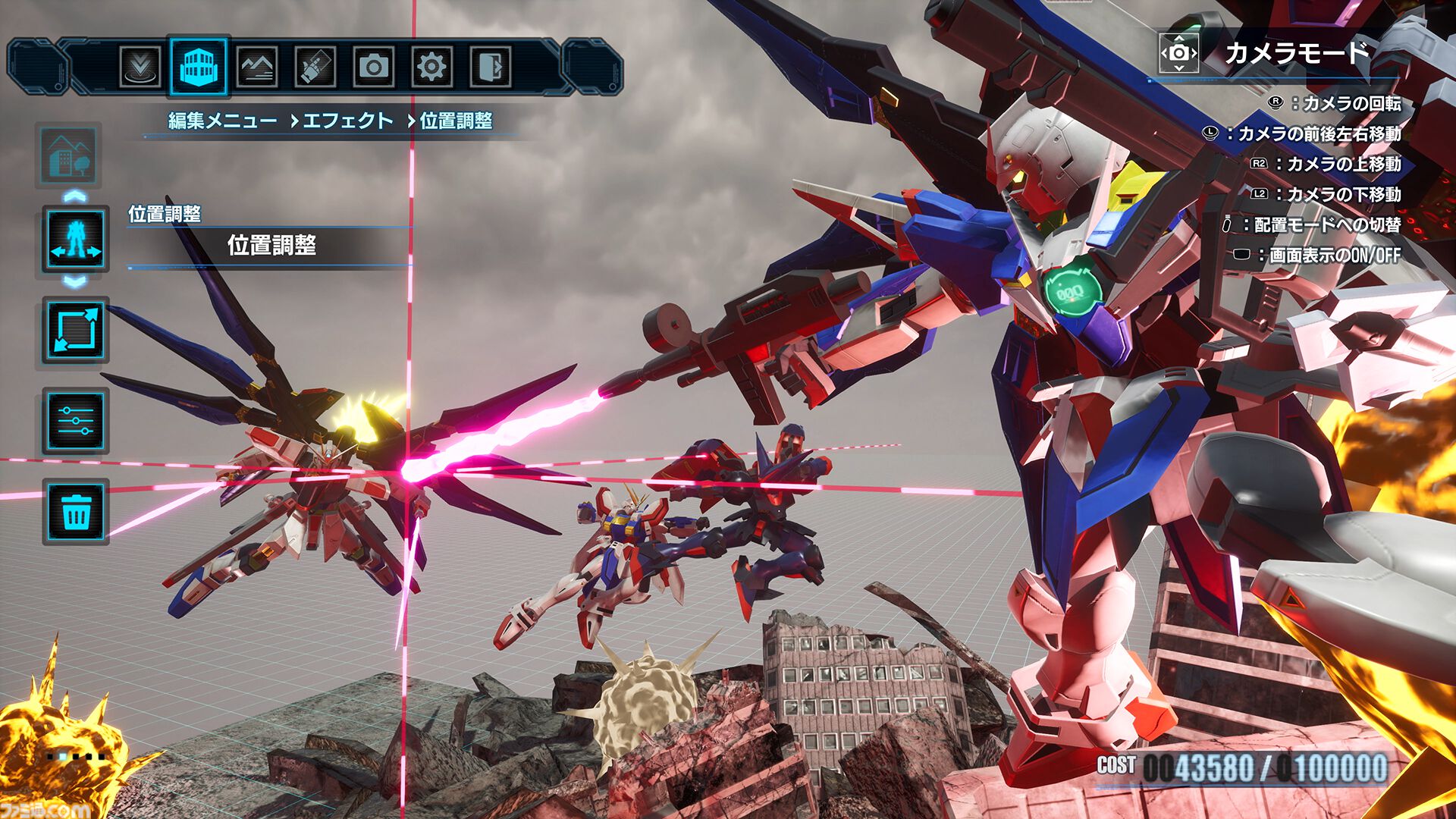 『ガンダムブレイカー4』パーツ毎のサイズ調整でより自由なガンプラ制作も可能に。ガンダム風ザク、百式風ガンダムなどプリセットカラーで配色再現も