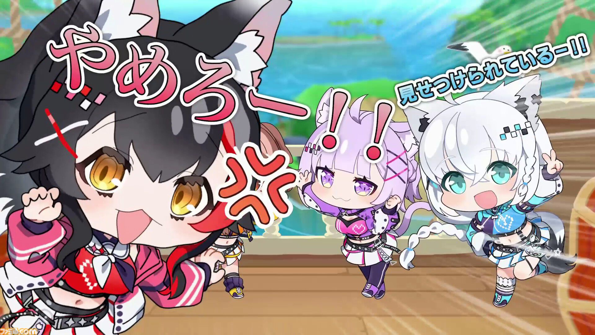 泥棒建設 猫又おかゆ 白上フブキ 鷹嶺ルイ 大神ミオ カードスリーブ ホロライブ ホロライブ】泥棒建設という傑作コミュニティ／猫又おかゆ・鷹嶺
