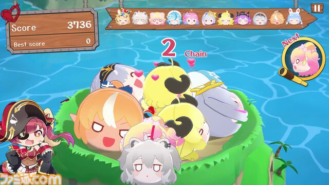 『ホロライブお宝マウンテン』白上フブキらゲーマーズ4人が実況キャラとして登場。BGM『We are GAMERS !!!!』、特製OPを追加するアプデが配信