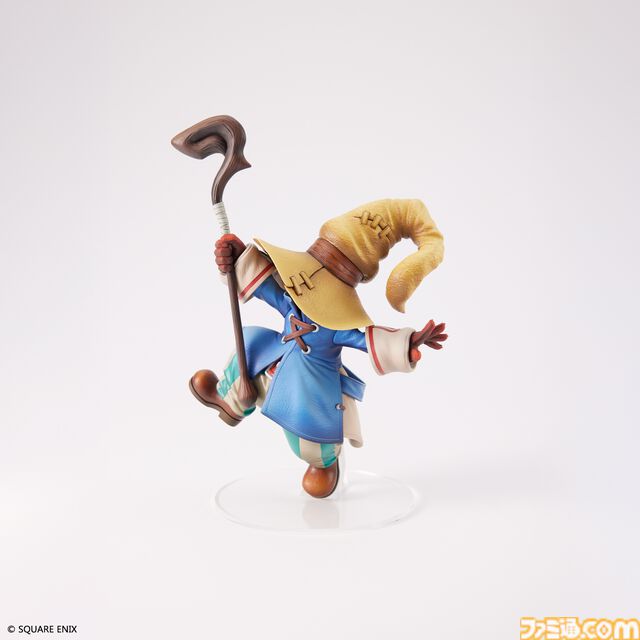 『FF9』発売25周年を記念したビビ・オルニティアのフォルミズムフィギュアが11月29日に発売。とんがり帽子や杖などの質感を再解釈し立体化