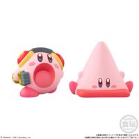 『星のカービィ』カービィ＆ワドルディがドーナツに乗ったり、いっしょにすやすや眠ったり……かわいいソフビフィギュア第5弾が7月14日より発売