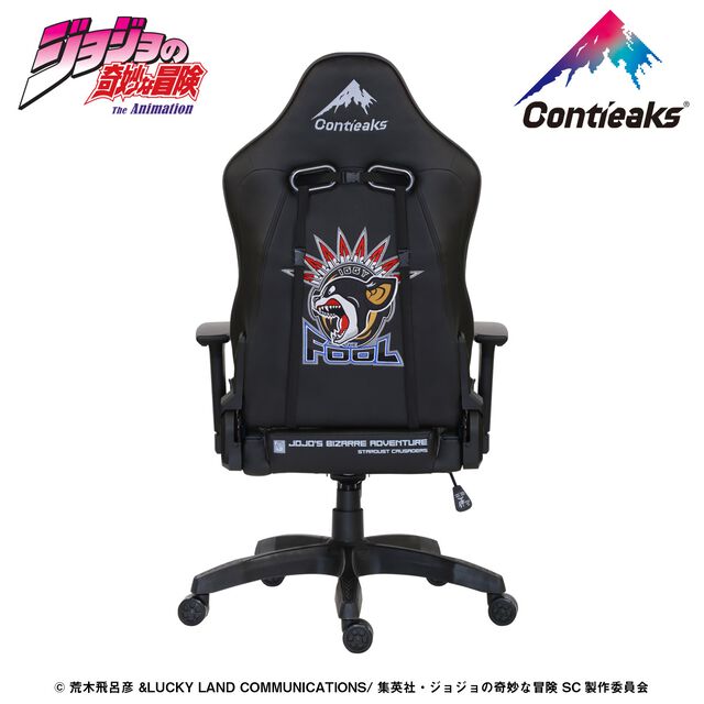 【ジョジョ3部】イギーのコンティークスコラボゲーミングチェアが本日（7/7）予約販売。“ザ・フール”のロゴとともにいまにも噛みつきそうなイギーが背面に刺繍