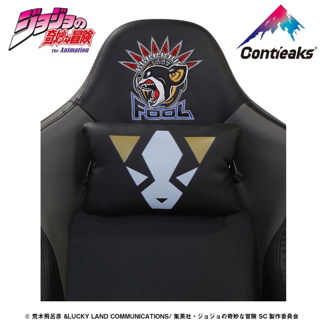 【ジョジョ3部】イギーのコンティークスコラボゲーミングチェアが本日（7/7）予約販売。“ザ・フール”のロゴとともにいまにも噛みつきそうなイギーが背面に刺繍
