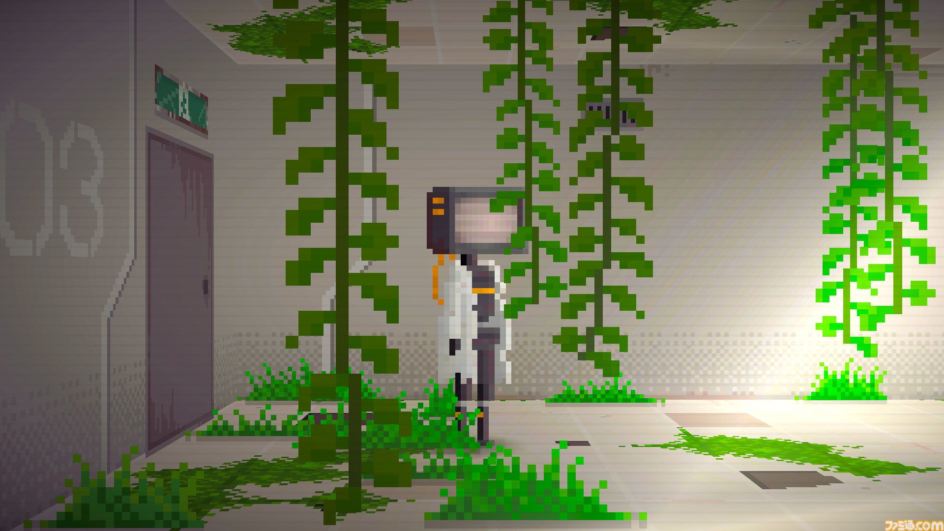 『人のいない世界に』荒廃世界で“愛”を知るロボットの物語。人間と過ごした記憶をたどるドット絵アドベンチャー、無料体験版が7月11日配信