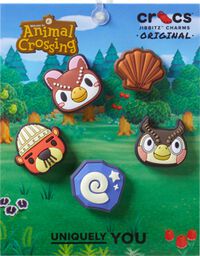 『どうぶつの森』コラボクロックスが8月27日に発売。とたけけ、しずえさん、リンゴの木などかわいいジビッツチャームも多数登場