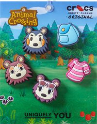 『どうぶつの森』コラボクロックスが8月27日に発売。とたけけ、しずえさん、リンゴの木などかわいいジビッツチャームも多数登場
