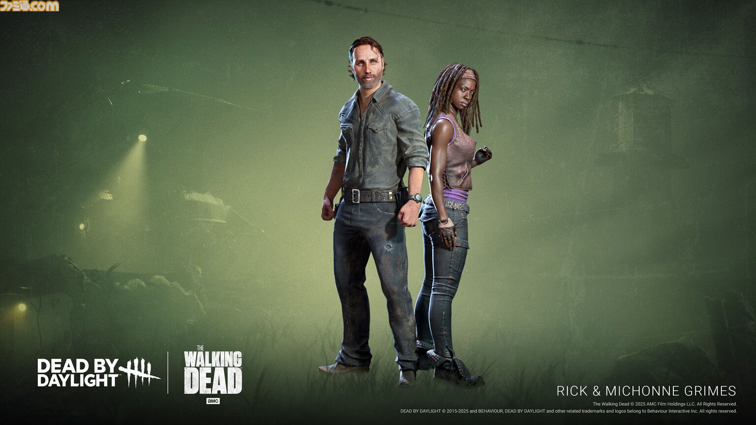 【DbD】『デッドバイデイライト』と『ウォーキング・デッド』がコラボ。サバイバーとしてリックとミショーン登場。PTBは本日（7/9）よりスタート