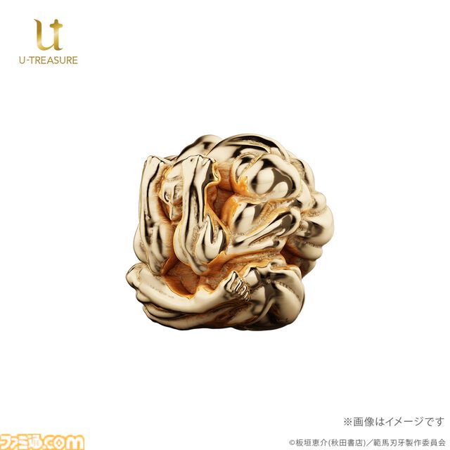 『範馬刃牙』ビスケット・オリバがゴールド製ミニフィギュアとなって登場ッッ！　約8㎜の極小サイズで“あの”防御形態を再現、現在数量限定で予約受付中【球体…!!!】