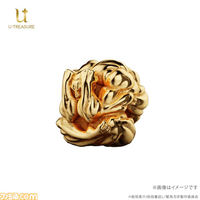 『範馬刃牙』ビスケット・オリバがゴールド製ミニフィギュアとなって登場ッッ！　約8㎜の極小サイズで“あの”防御形態を再現、現在数量限定で予約受付中【球体…!!!】