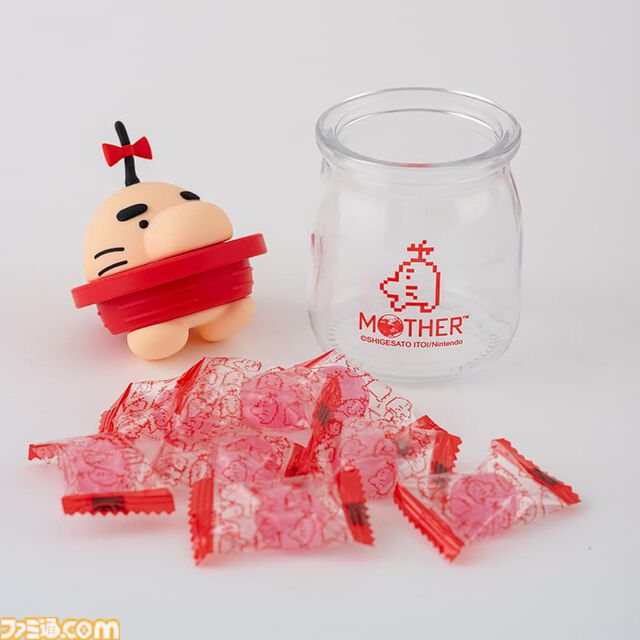 ビンに乗ったどせいさんがかわいい。『MOTHER』シリーズ新商品がリアル店舗とオンラインで販売。サターンバレーのクッキーボックスなども
