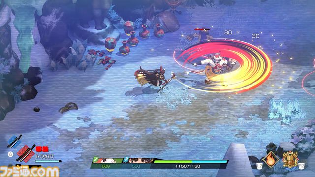 『トワと神樹の祈り子たち』2本の刀を振るう“ツルギ”、法術を使う“カグラ”などバトルの基礎を紹介。各キャラの一部アクションも明らかに