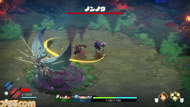『トワと神樹の祈り子たち』2本の刀を振るう“ツルギ”、法術を使う“カグラ”などバトルの基礎を紹介。各キャラの一部アクションも明らかに