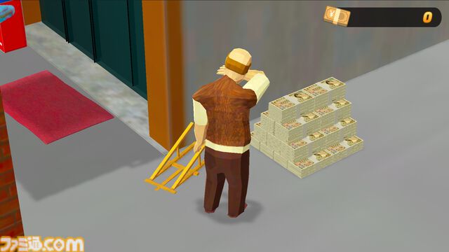 『Million Dream』空から振ってくるお金を拾い集めて億万長者を目指せ！ おじさんがお金を拾いまくる3Dアクション、Steamストアページ公開