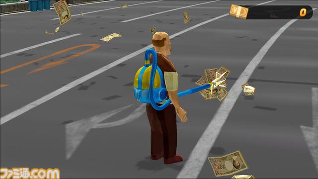 『Million Dream』空から振ってくるお金を拾い集めて億万長者を目指せ！ おじさんがお金を拾いまくる3Dアクション、Steamストアページ公開