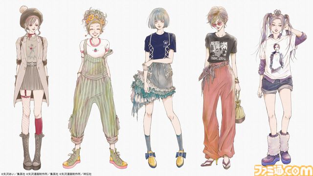 矢沢あいコレクションUT、本日（7/11）発売。『NANA』『ご近所物語』などからインスパイアされたTシャツがユニクロに登場