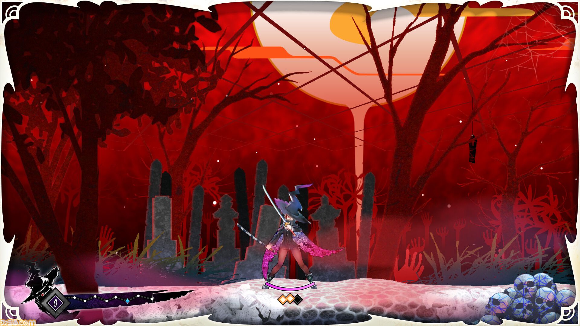 『魔女ガミ－The Witch of Luludidea－』カミを斬り裂く“斬神斬紙”スラッシュアクション発表。インティ・クリエイツ30周年記念プロジェクトの新作