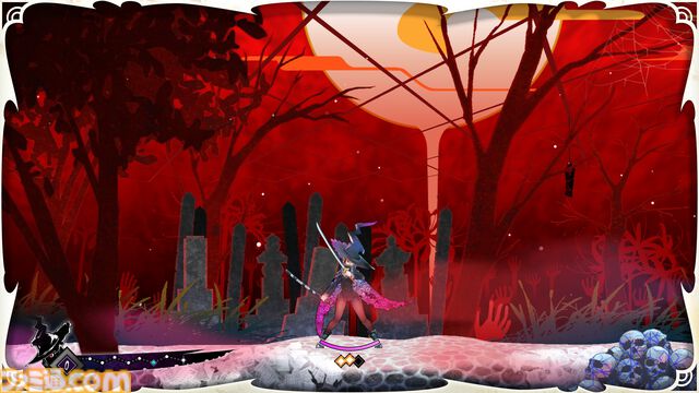 『魔女ガミ－The Witch of Luludidea－』カミを斬り裂く“斬神斬紙”スラッシュアクション発表。インティ・クリエイツ30周年記念プロジェクトの新作