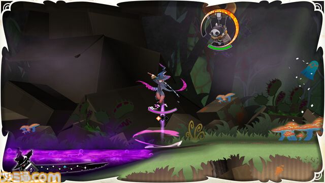 『魔女ガミ－The Witch of Luludidea－』カミを斬り裂く“斬神斬紙”スラッシュアクション発表。インティ・クリエイツ30周年記念プロジェクトの新作