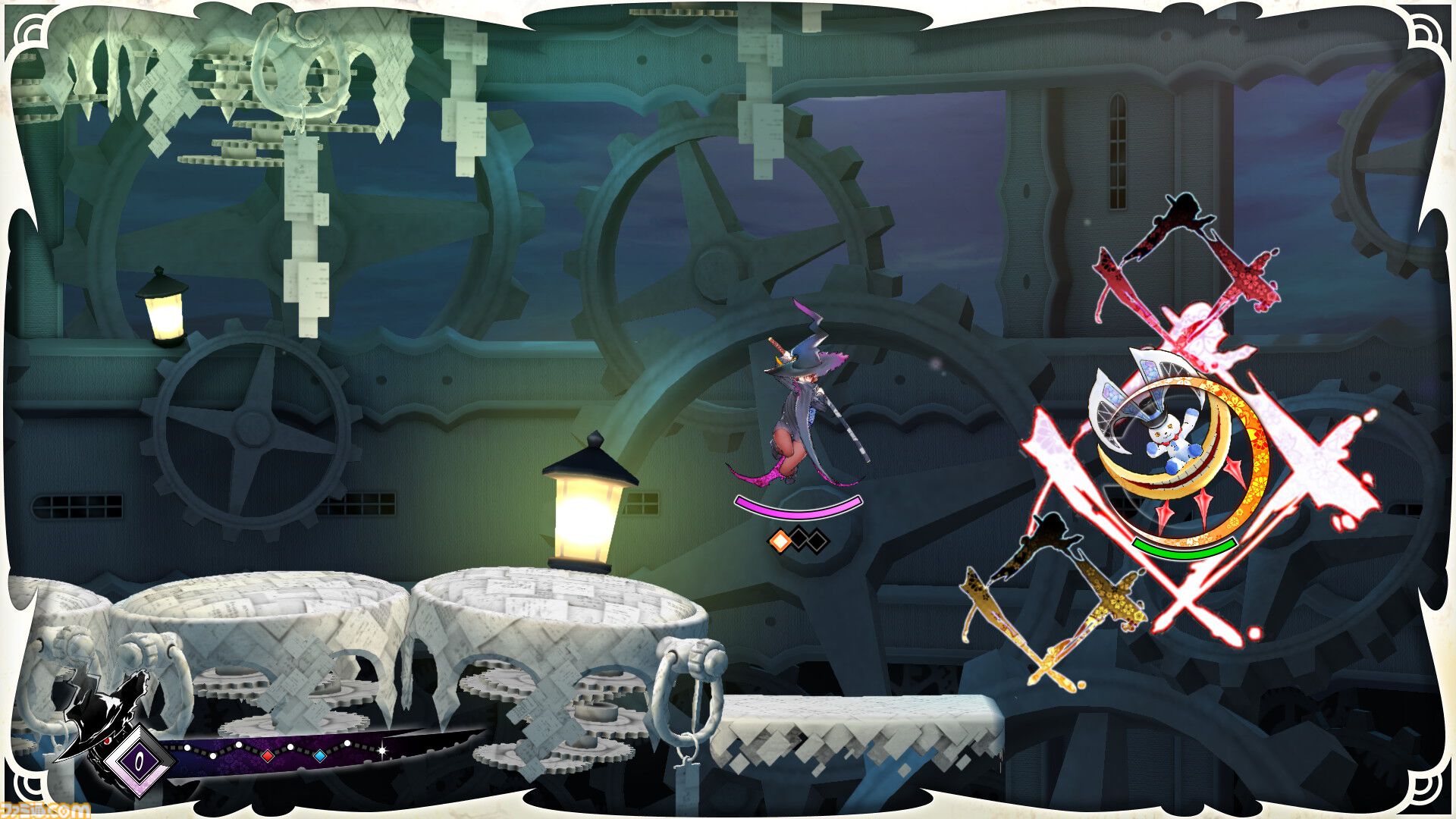 『魔女ガミ－The Witch of Luludidea－』カミを斬り裂く“斬神斬紙”スラッシュアクション発表。インティ・クリエイツ30周年記念プロジェクトの新作