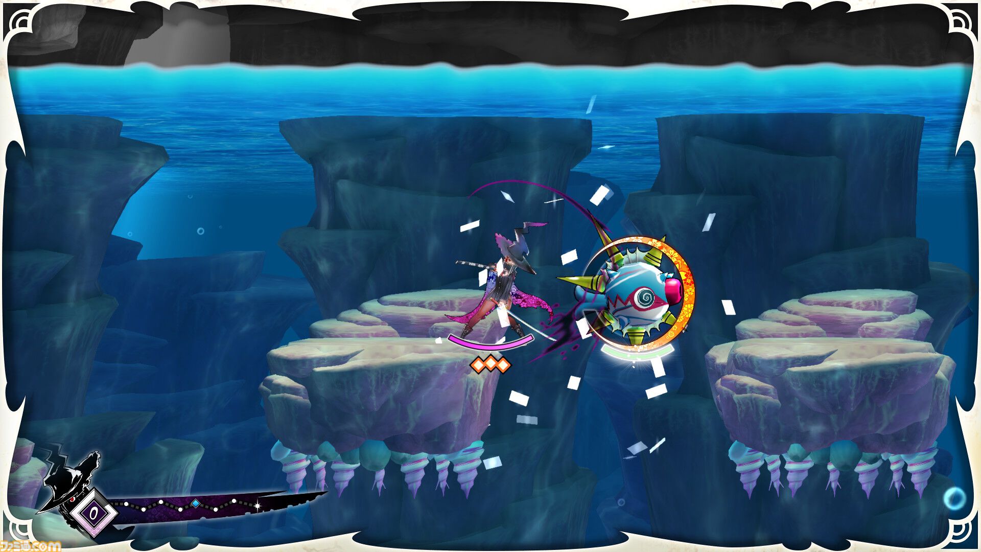 『魔女ガミ－The Witch of Luludidea－』カミを斬り裂く“斬神斬紙”スラッシュアクション発表。インティ・クリエイツ30周年記念プロジェクトの新作