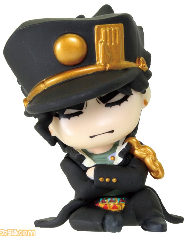 『ジョジョ3部』承太郎や花京院のもたれかかる姿がキュート！ 3人＋1匹がラインアップされた新作ガチャフィギュアが8月下旬より発売