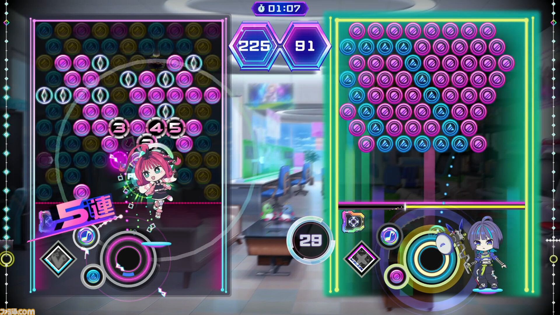 QQQbeats!!!（キュキュキュビーツ）』パズルと音ゲーの新次元MIXゲーム