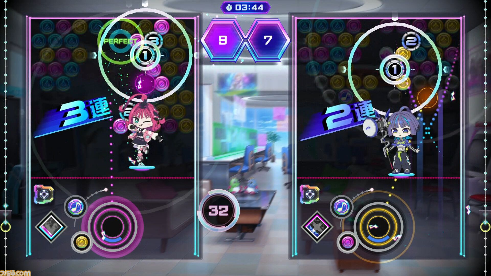 QQQbeats!!!（キュキュキュビーツ）』パズルと音ゲーの新次元MIXゲーム