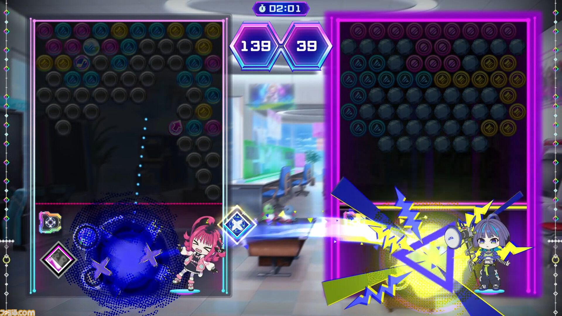 音ゲー QQQbeats!!!（キュキュキュビーツ）』パズルと音ゲーの新次元MIX